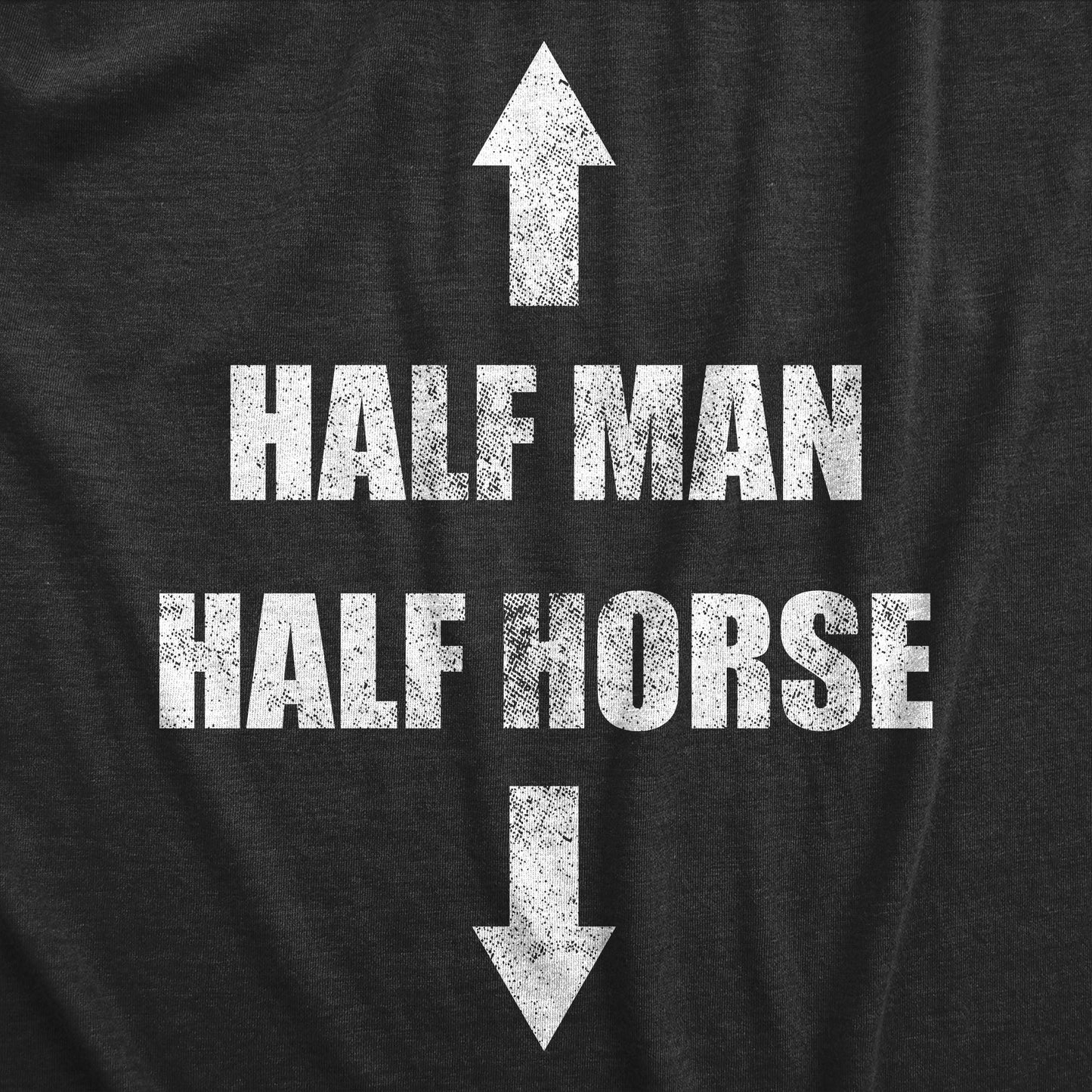 Half Man Half Horse Men's T Shirt Hoodie, Sweatshirt | WearSparks.com (Image 2)