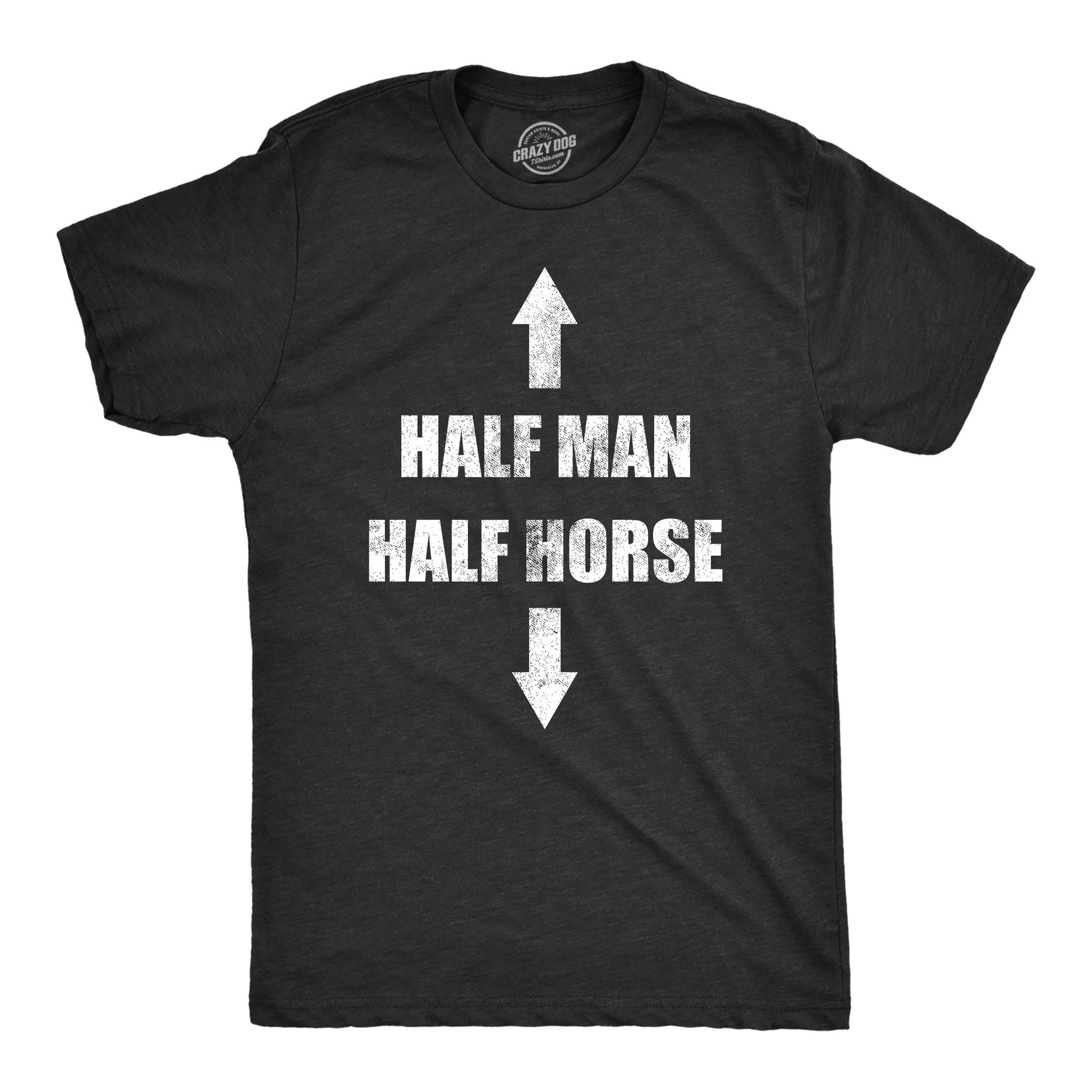 Half Man Half Horse Men's T Shirt Hoodie, Sweatshirt | WearSparks.com (Image 1)