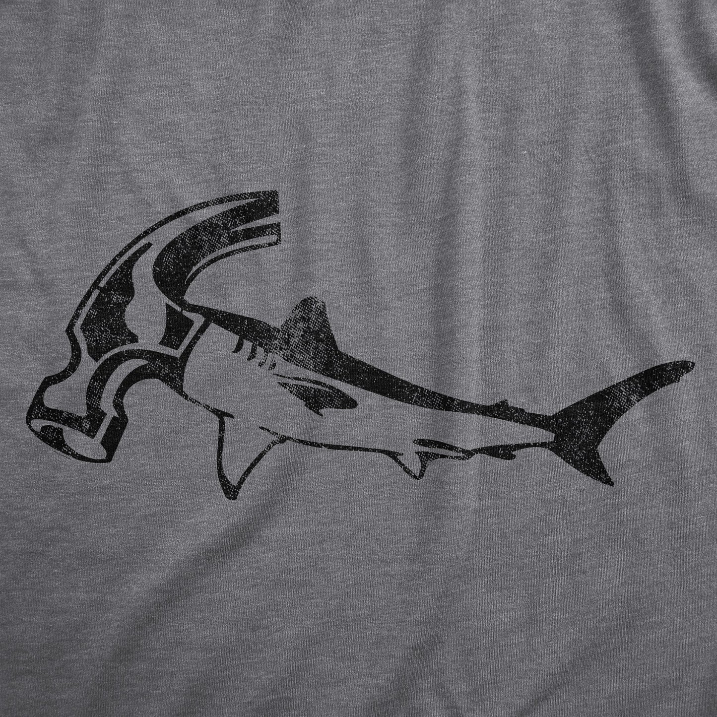 Hammer Head Shark Men's T Shirt Hoodie, Sweatshirt | WearSparks.com (Image 2)