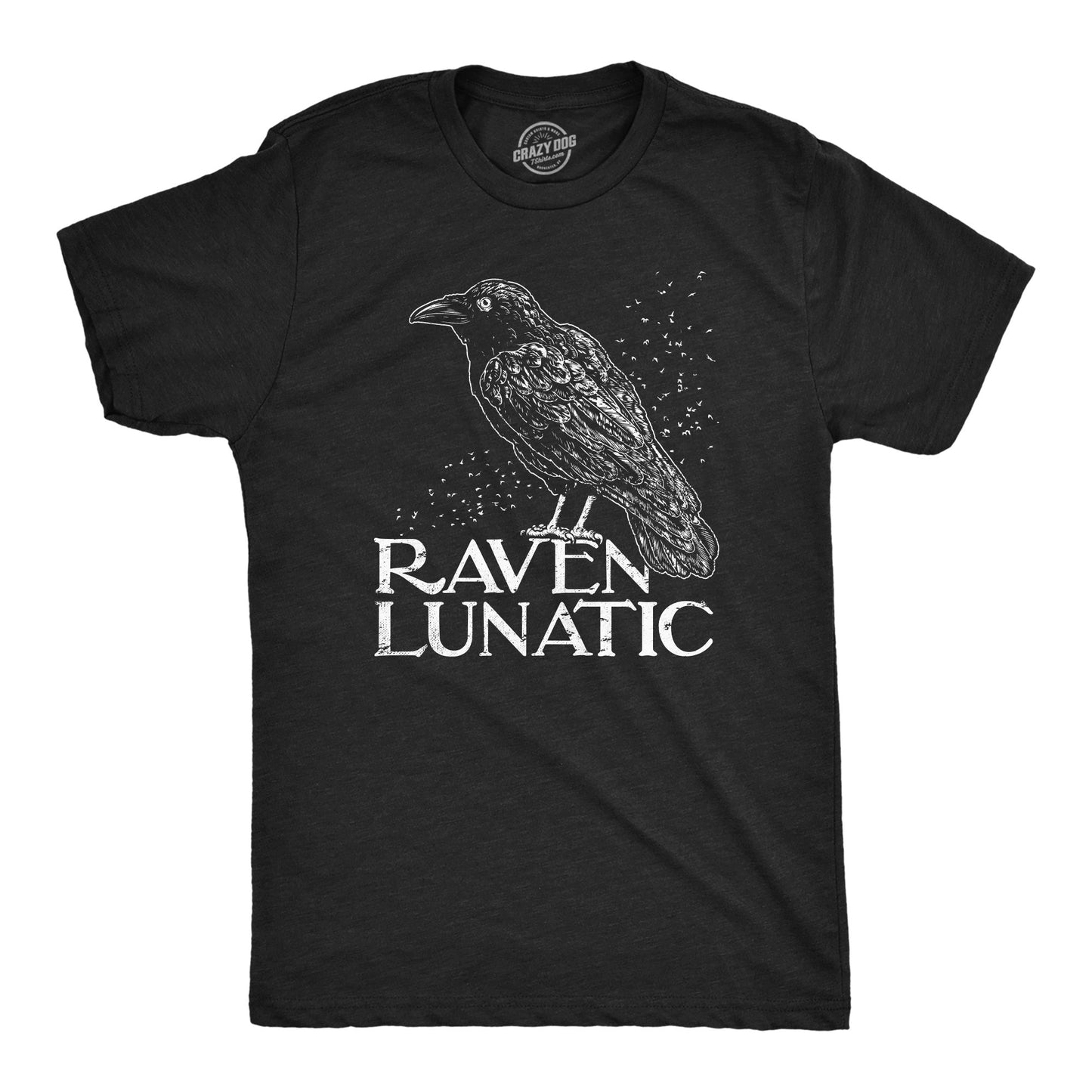 Raven Lunatic Men's T Shirt Hoodie, Sweatshirt | WearSparks.com (Image 1)