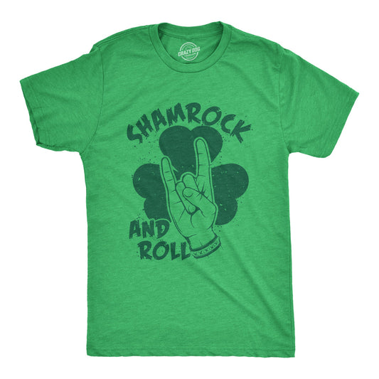 Shamrock And Roll Men's T Shirt Hoodie, Sweatshirt | WearSparks.com (Image 1)