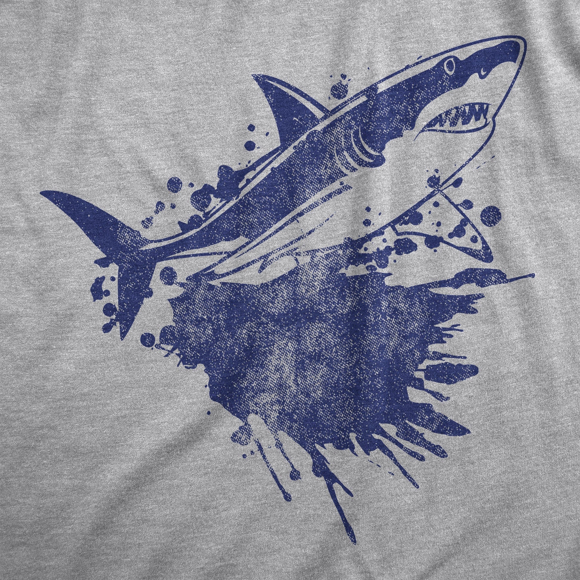 Shark Ink Splatter Women's T Shirt Hoodie, Sweatshirt | WearSparks.com (Image 2)