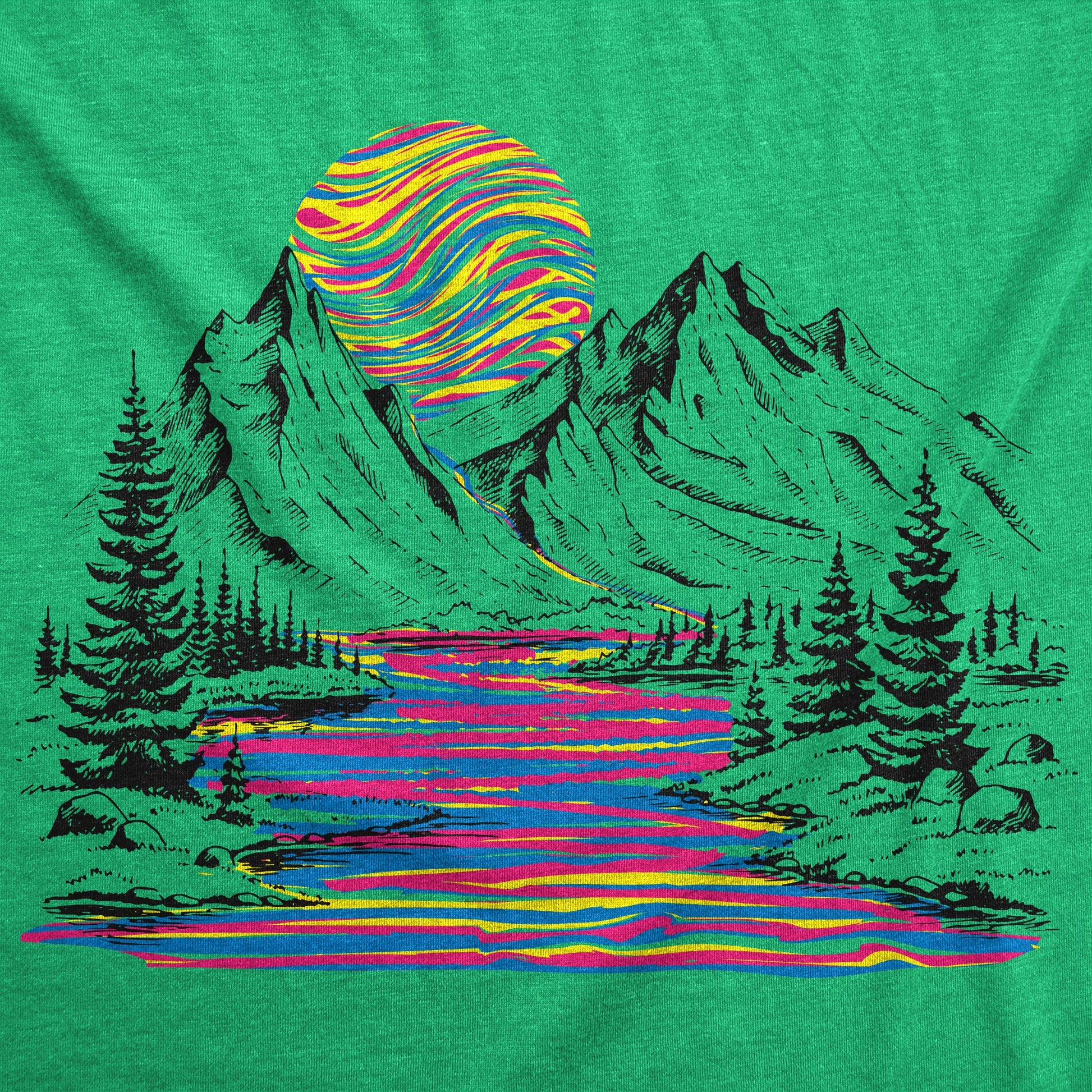 Rainbow River Men's T Shirt Hoodie, Sweatshirt | WearSparks.com (Image 2)