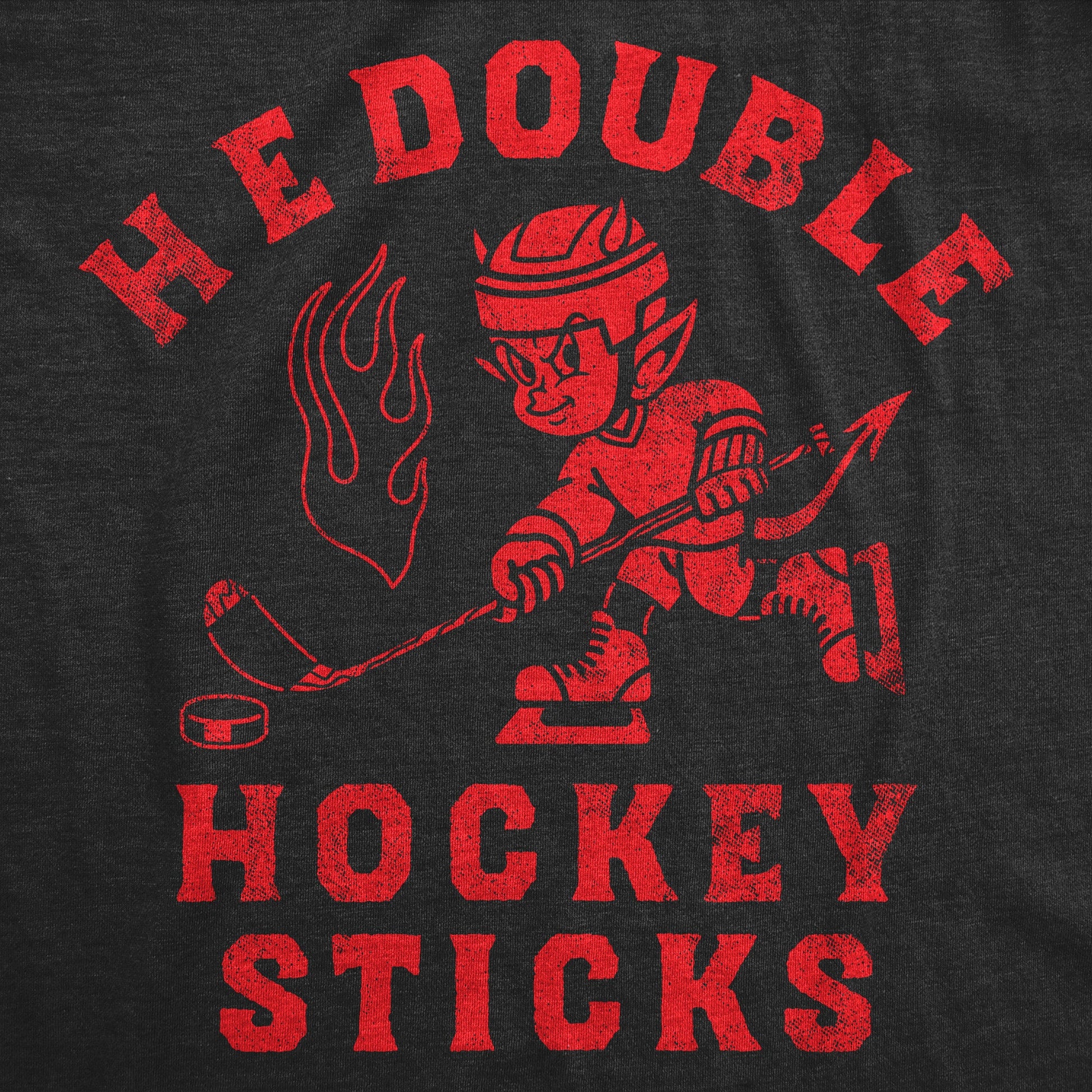 H E Double Hockey Sticks Men's T Shirt Hoodie, Sweatshirt | WearSparks.com (Image 2)