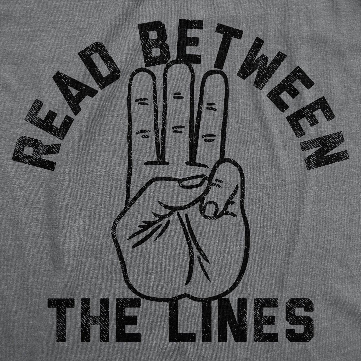 Read Between The Lines Men's T Shirt Hoodie, Sweatshirt | WearSparks.com (Image 2)