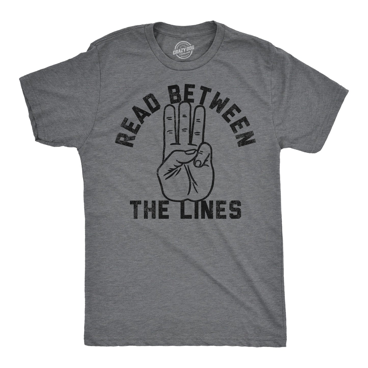 Read Between The Lines Men's T Shirt Hoodie, Sweatshirt | WearSparks.com (Image 1)