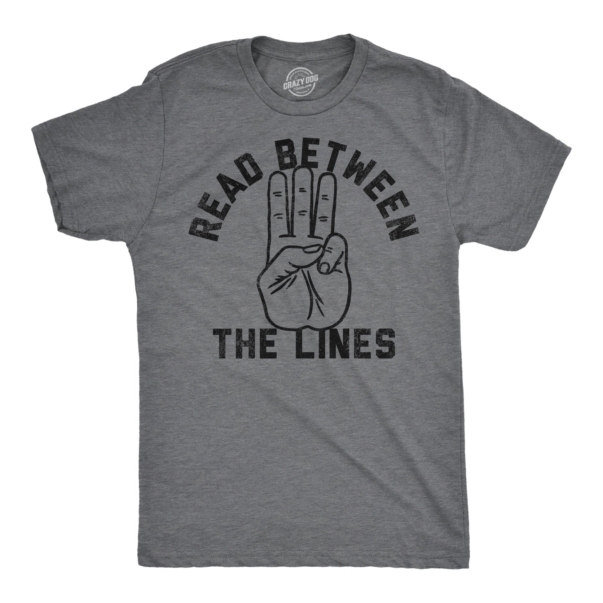 Read Between The Lines Men's T Shirt Hoodie, Sweatshirt | WearSparks.com (Image 1)