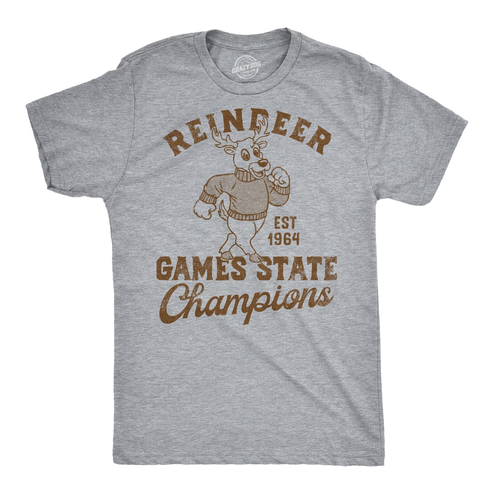 Reindeer Games State Champ Men's T Shirt Hoodie, Sweatshirt | WearSparks.com (Image 1)