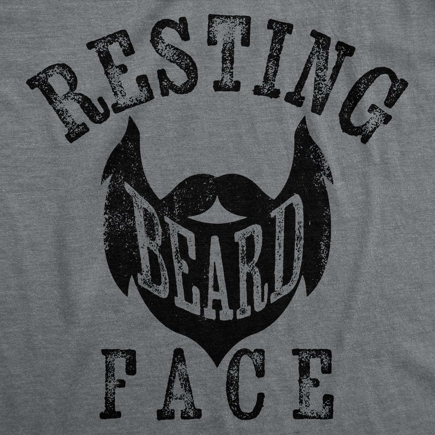 Resting Beard Face Men's T Shirt Hoodie, Sweatshirt | WearSparks.com (Image 2)
