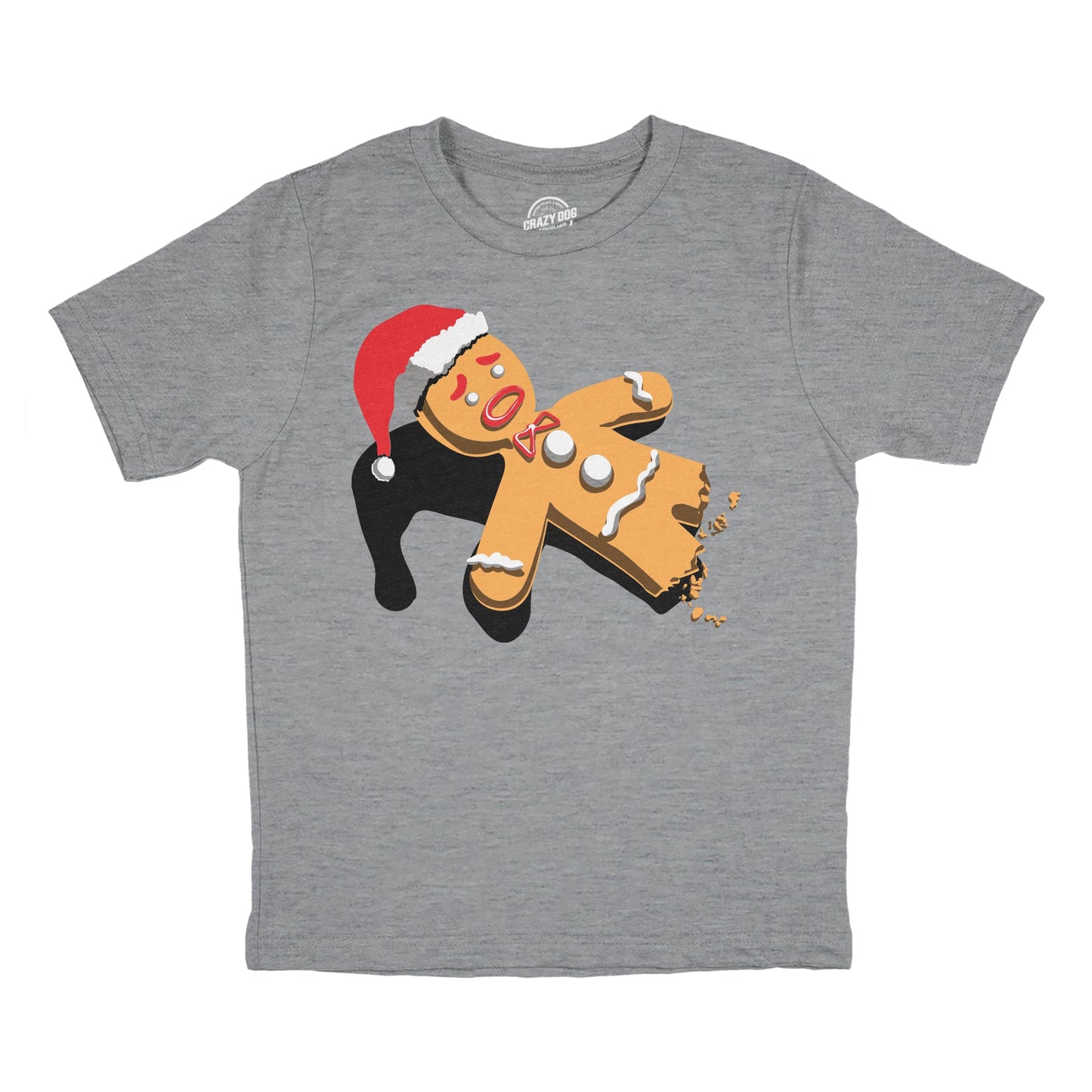 Half Eaten Gingerbread Youth T Shirt Hoodie, Sweatshirt | WearSparks.com (Image 1)