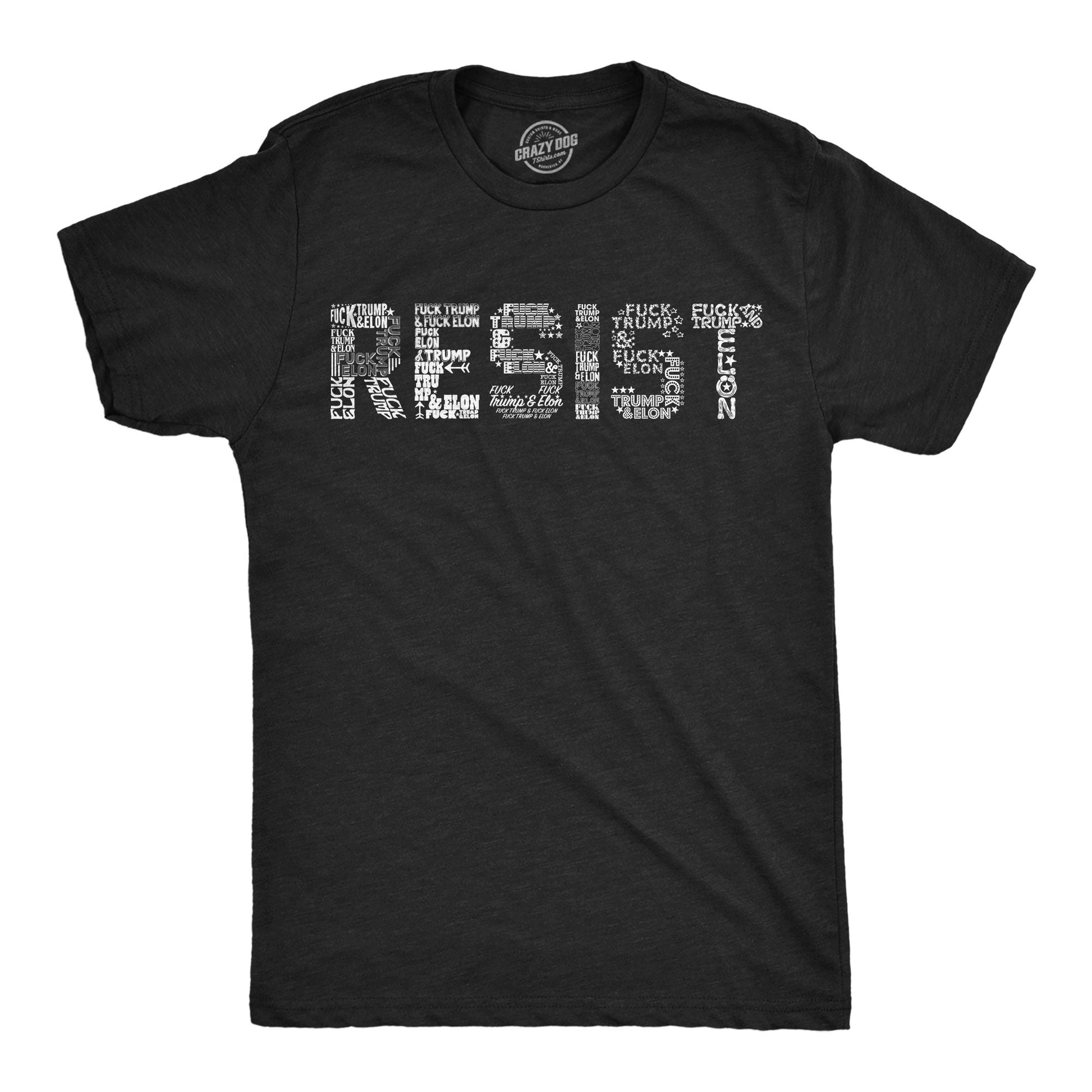 Resist Fuck Trump Elon Men's T Shirt Hoodie, Sweatshirt | WearSparks.com (Image 1)