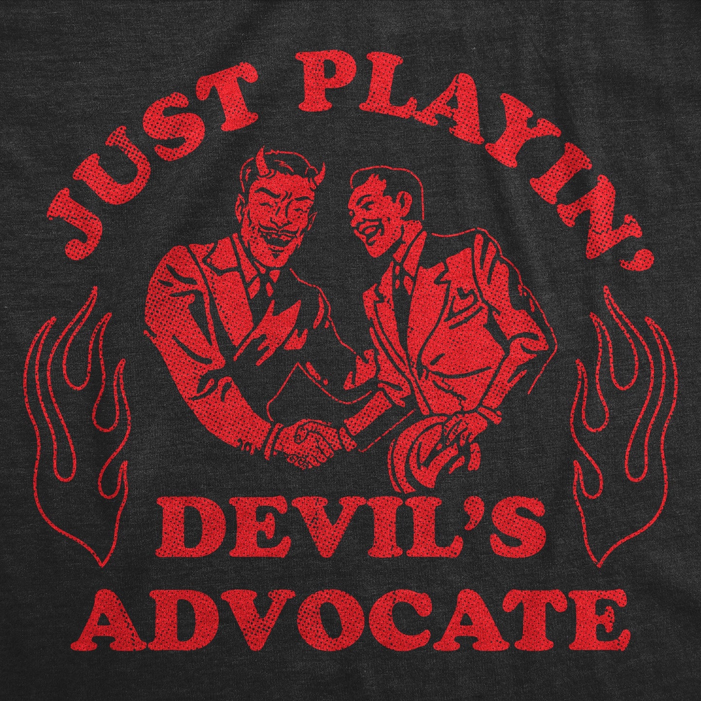Just Playing Devils Advocate Men's T Shirt Hoodie, Sweatshirt | WearSparks.com (Image 2)