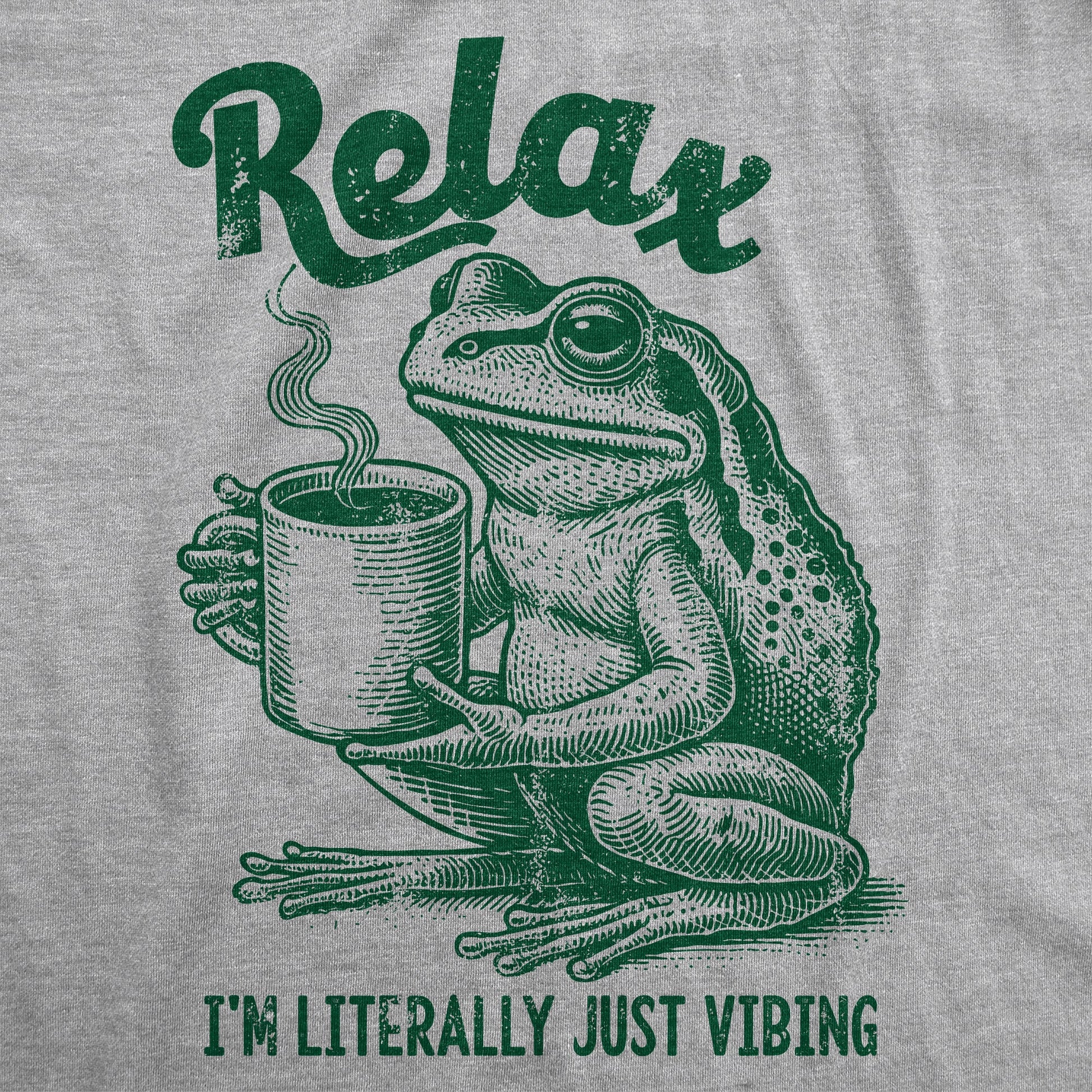 Relax Im Literally Just Vibing Men's T Shirt Hoodie, Sweatshirt | WearSparks.com (Image 2)