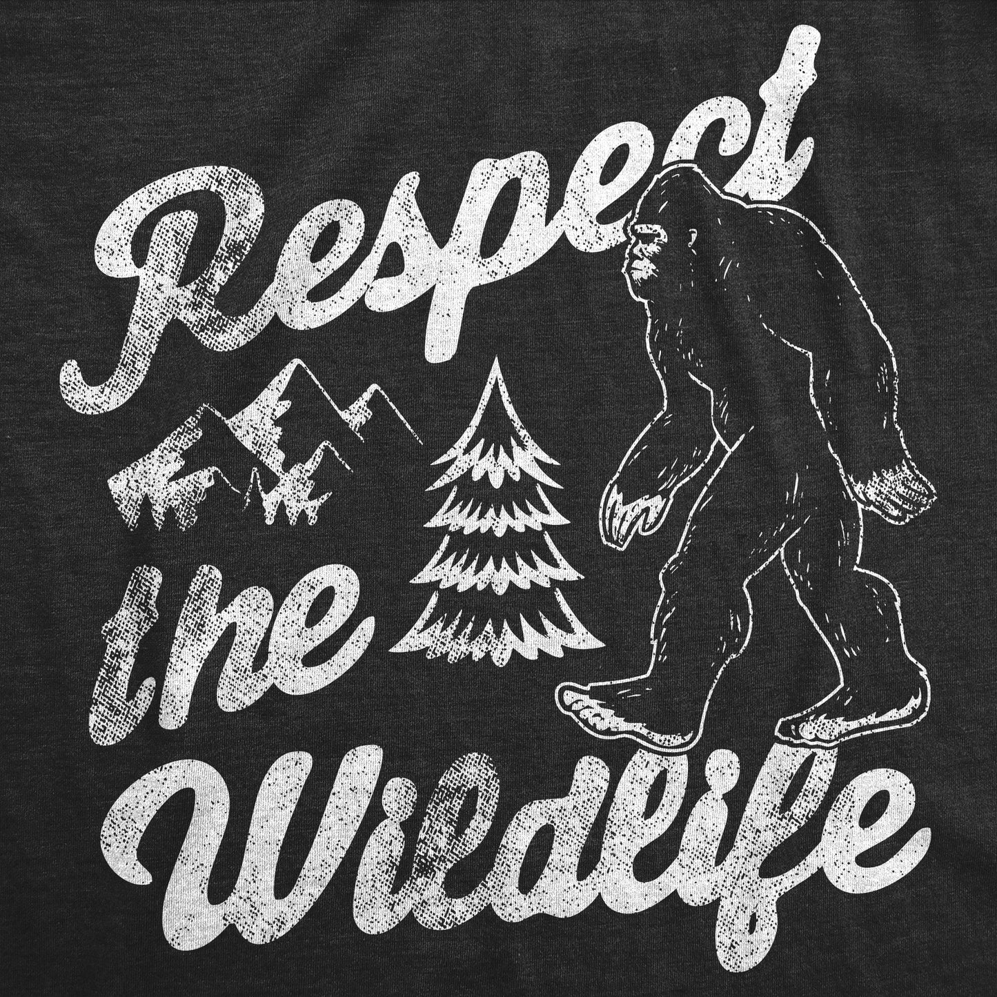 Respect The Wildlife Men's T Shirt Hoodie, Sweatshirt | WearSparks.com (Image 2)