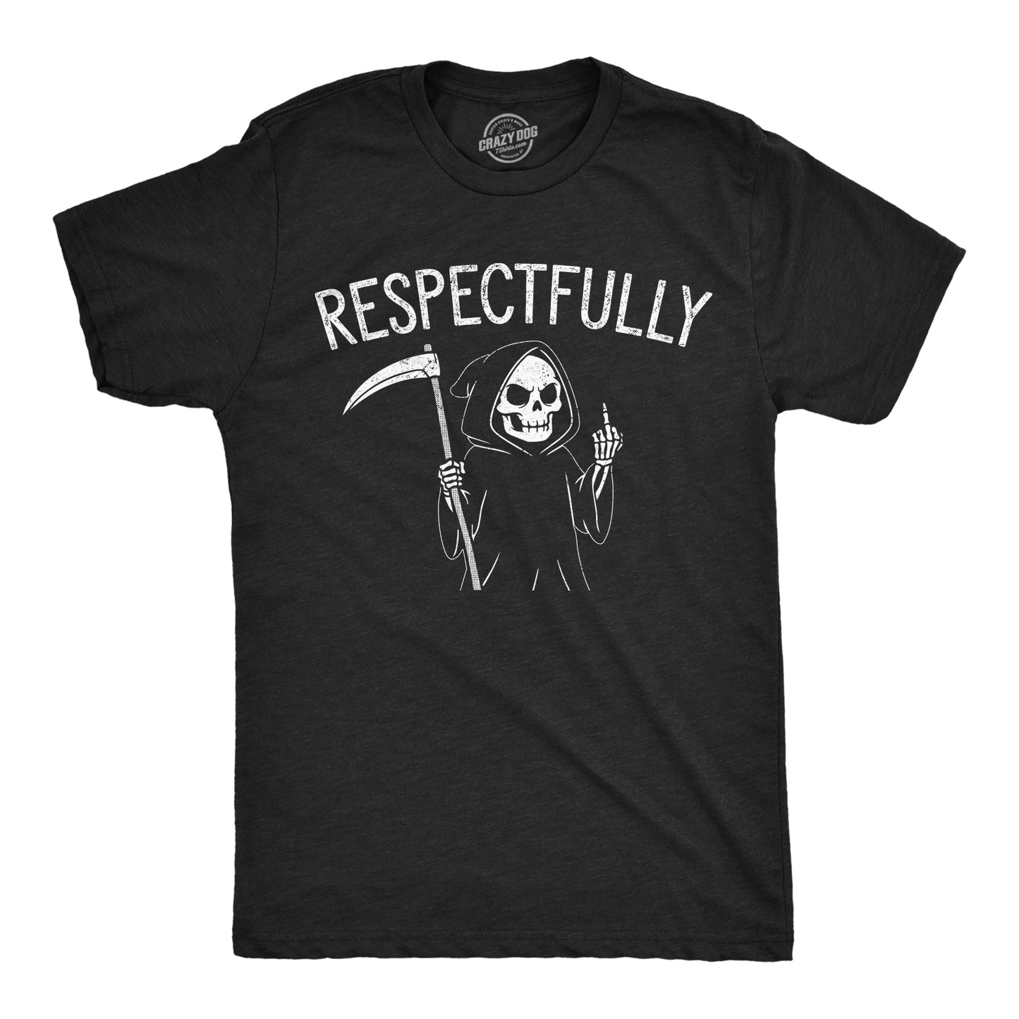 Respectfully Grim Reaper Men's T Shirt Hoodie, Sweatshirt | WearSparks.com (Image 1)