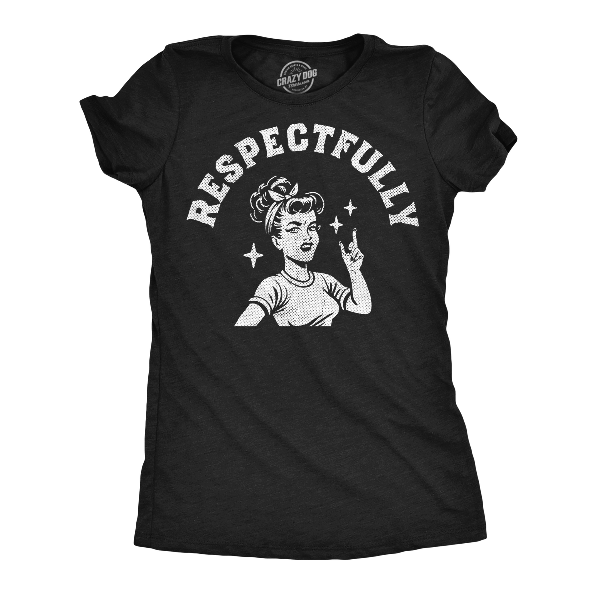 Repectfully Retro Women's T Shirt Hoodie, Sweatshirt | WearSparks.com (Image 1)