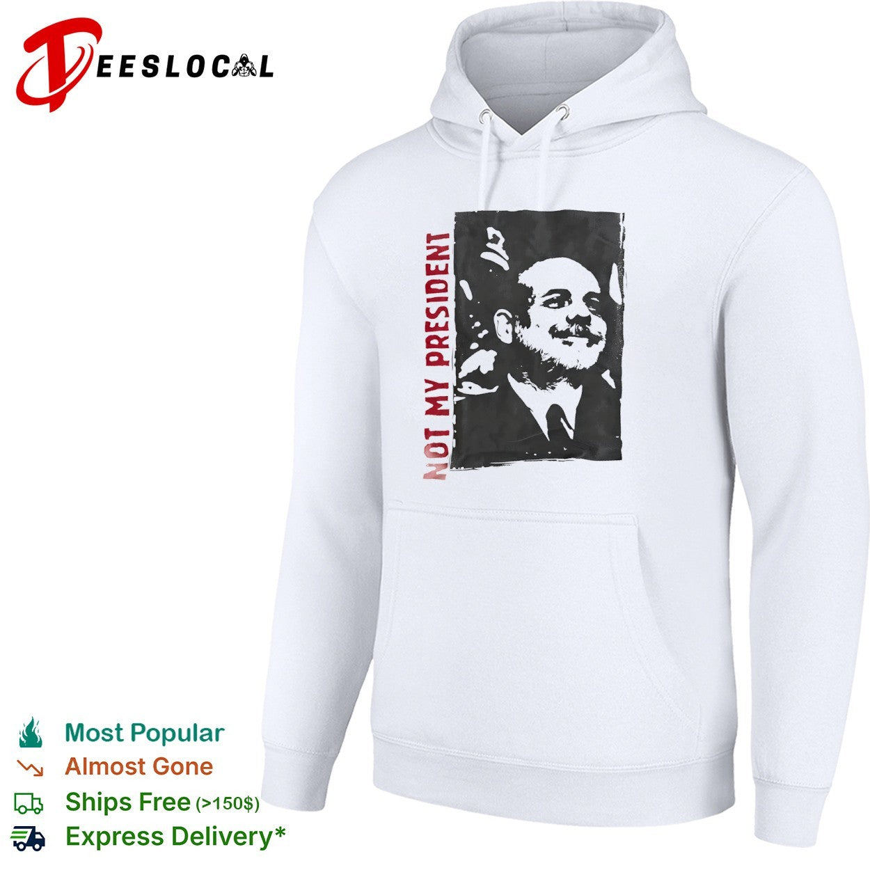 Not My President Portrait protest political statement shirt