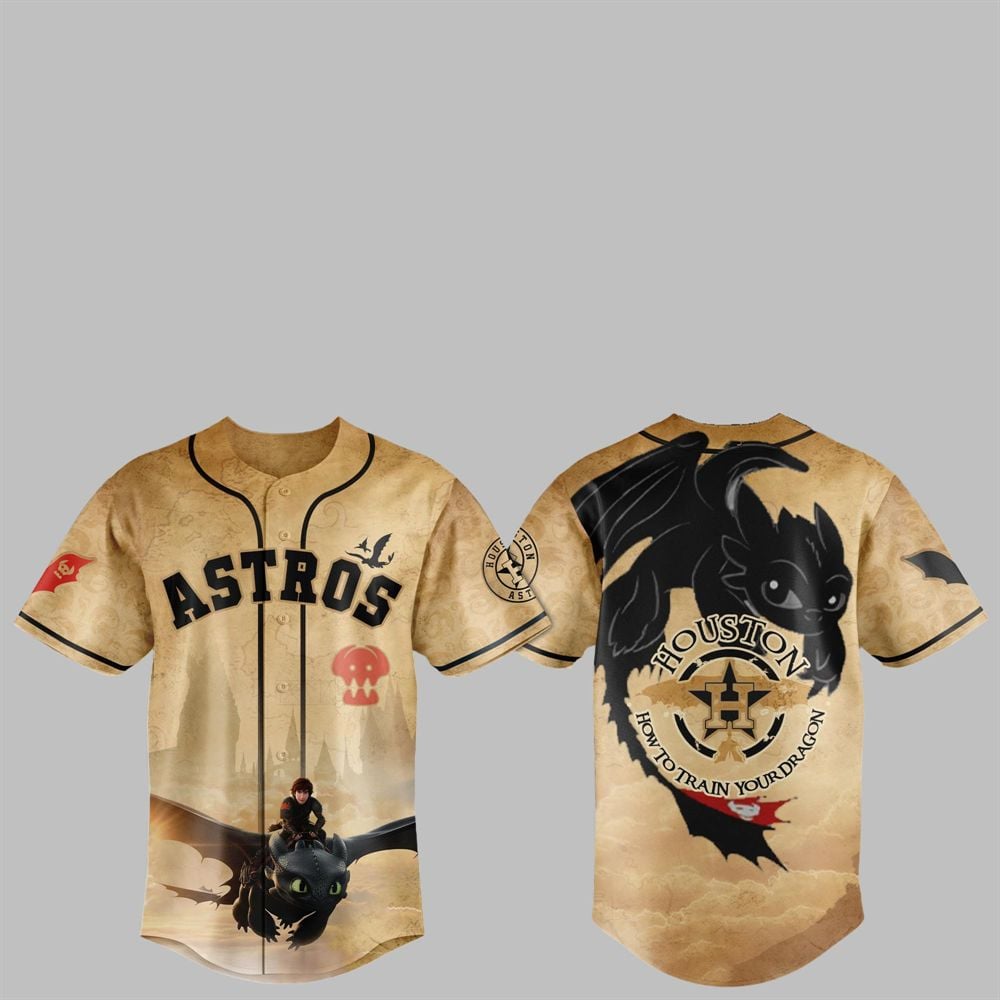 2025 Astros How to Train Your Dragon Jersey - Grishko.com
