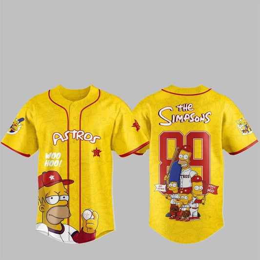 2025 Astros The Simpsons Jersey - Grishko.com