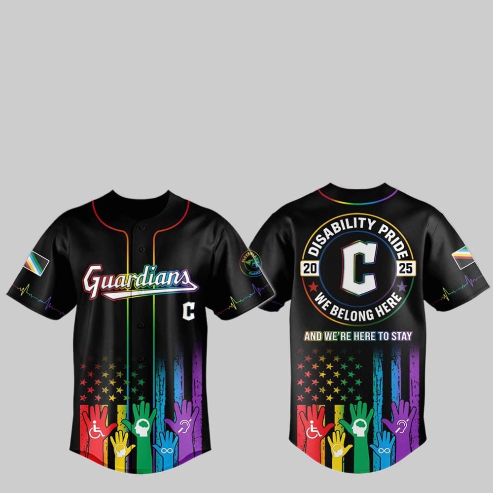 2025 Guardians Pride Month Baseball Jersey - Grishko.com