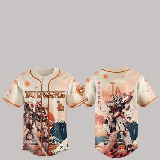 2025 Gundam LA Dodgers Japan Jersey - Grishko.com