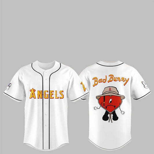 2025 LA Angels Bad Bunny Jersey - Grishko.com