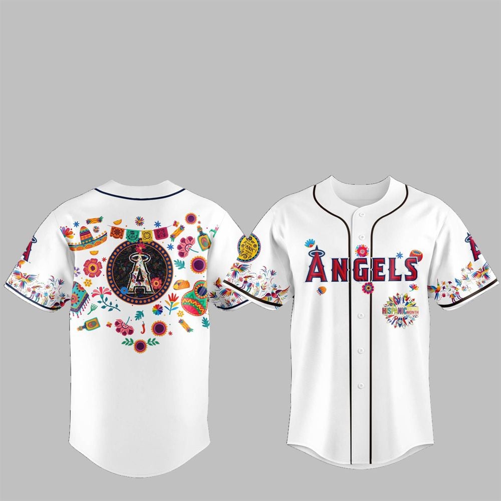 2025 LA Angels National Hispanic Heritage Month Jersey - Grishko.com