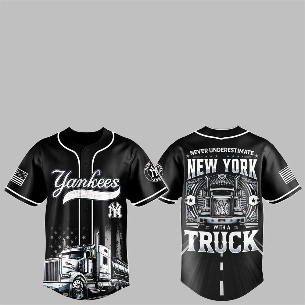 2025 NY Yankees Nation Truck Driver Appreciation Week Jersey - Grishko.com T-Shirts, Hoodie, Sweatshirt (Image 1)