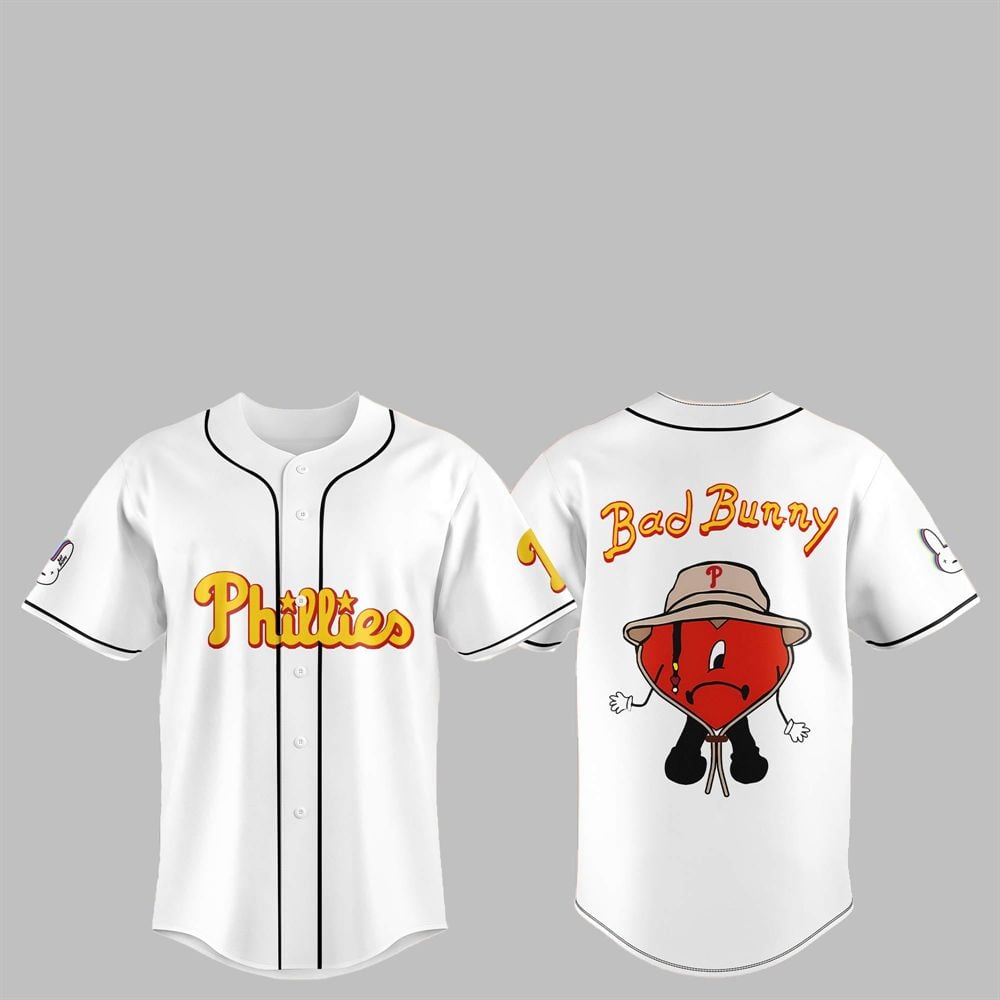 2025 Phillies Bad Bunny Jersey - Grishko.com T-Shirts, Hoodie, Sweatshirt | WearSparks.com (Image 1)
