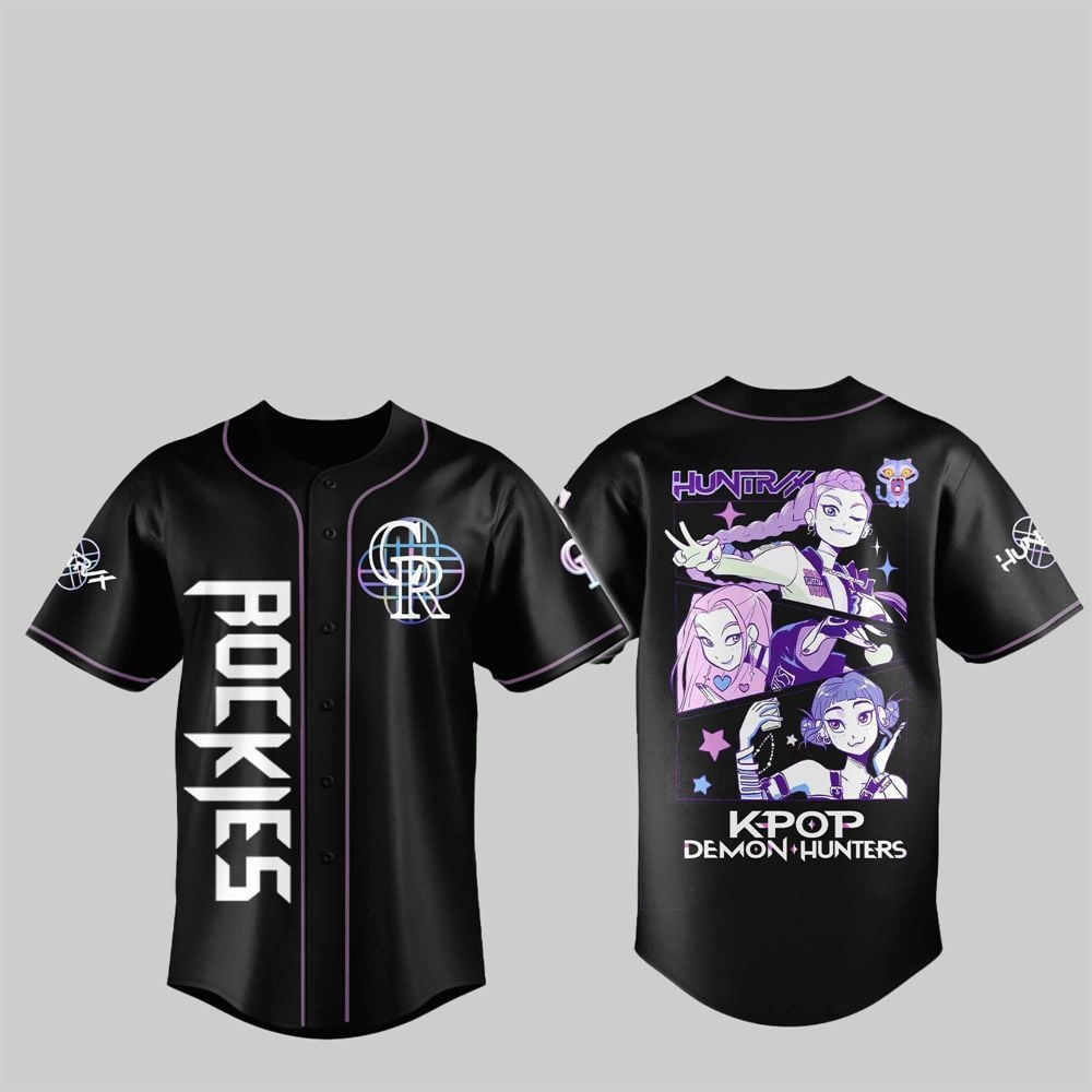 2025 Rockies KPop Demon Hunters Jersey - Grishko.com T-Shirts, Hoodie, Sweatshirt | WearSparks.com (Image 1)