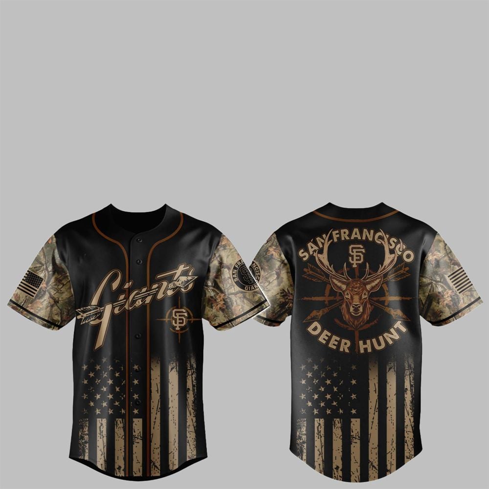 2025 SF Giants Deer Hunting Jersey - Grishko.com T-Shirts, Hoodie, Sweatshirt | WearSparks.com (Image 1)