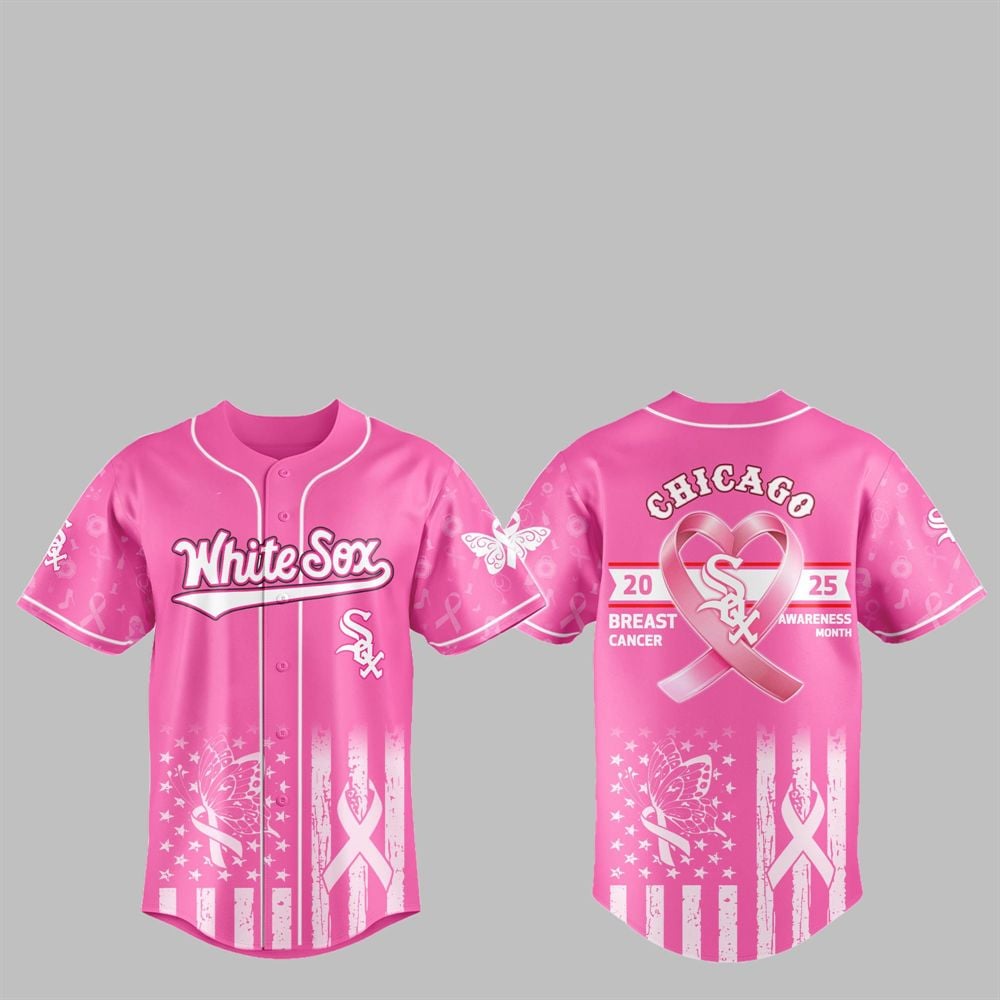 White Sox 2025 Breast Cancer Awareness Month Jersey - Grishko.com T-Shirts, Hoodie, Sweatshirt | WearSparks.com (Image 1)