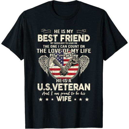[100% Cotton] Best friend the love of my life T-Shirt Menswear Top Man Streetwear Summer Casual Crewneck Hoodie, Sweatshirt