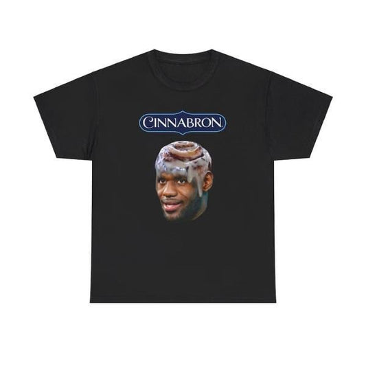 [100% Cotton] Cinnabron LeBron James Meme T-Shirt, Funny t-shirt, Unisex T-shirt