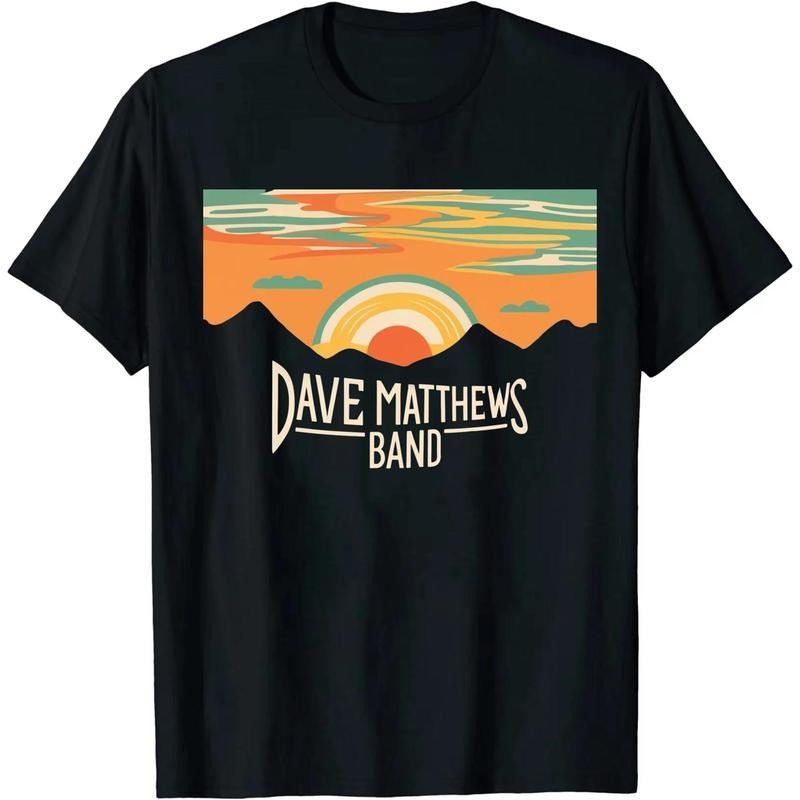 [100% Cotton] Cotton Short Sleeve DAVE MATTHEWS BAND T-Shirt 3508973 for Men Women