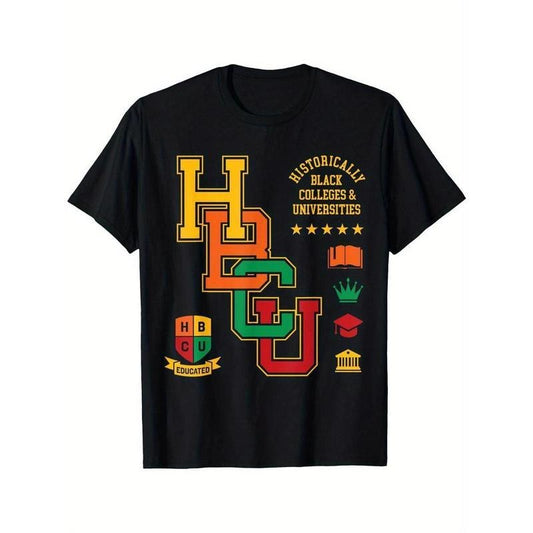 [100% Cotton] HBCU Grad Alumni T-Shirt - Soft, Breathable, Comfortable, and Relaxed Fit for All Seasons, Perfect for Leisure, Sports, Halloween, and Christmas Gift-Giving