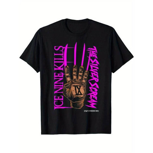 [100% Cotton] Ice Nine Kills The Sliver Scream Halloween T-Shirt Men's Crew Neck Shirt Summer