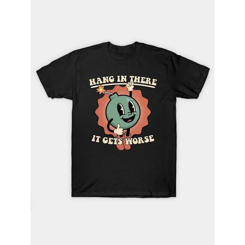 [100% Cotton] Mens Funny Graphic Tee - Soft 100% Cotton