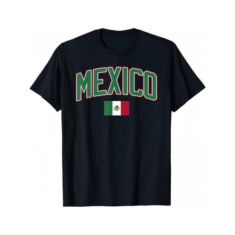 [100% Cotton] Mexico Flag Mexican Hispanic Siesta Pride Vintage T-Shirt