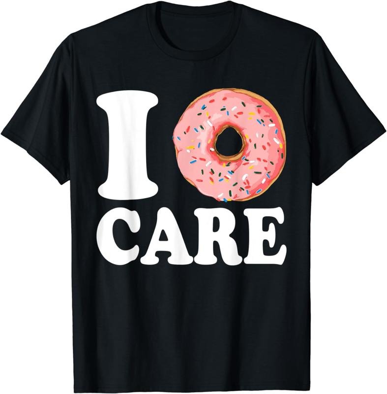 [100% Cotton] National Donut Day Care With Donut T-Shirt