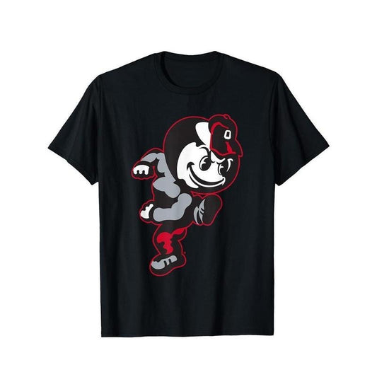 [100% Cotton] Ohio State Buckeyes Vintage Brutus T-Shirt Cotton Fun Design DIYMen's Soft breathable comfortable casual sports