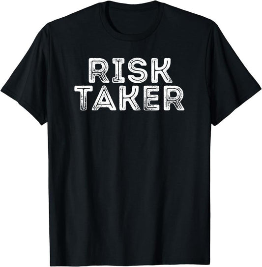 [100% Cotton] Risk Taker Vintage Gift T-Shirt