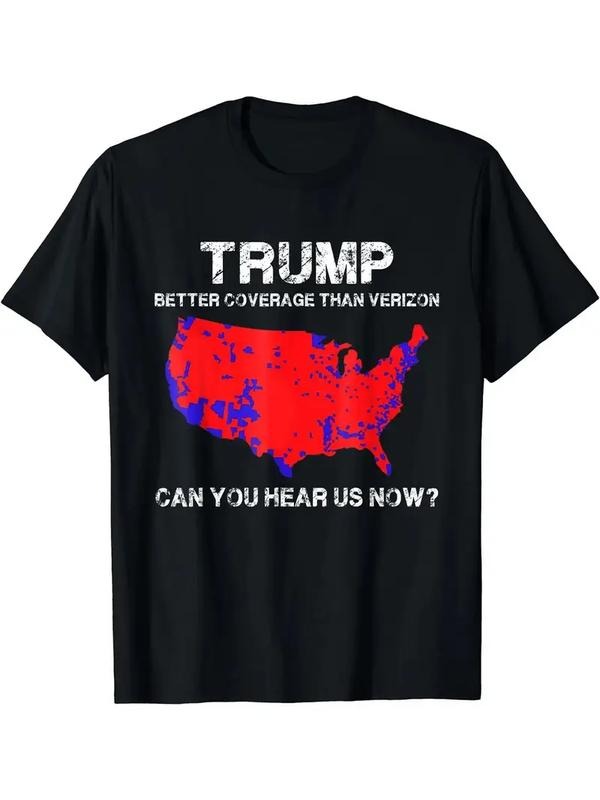 [100% Cotton] Trump Better Coverage Than Verizon Political Gift Unisex T-Shirt