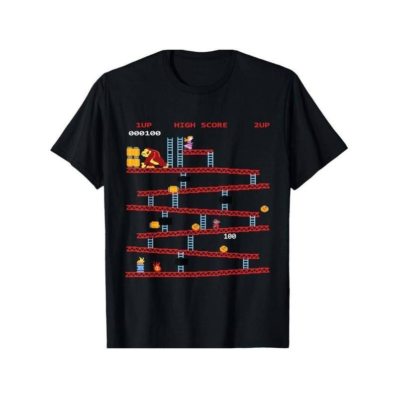 [100% Cotton] Vintage Gamer Gifts Retro Gaming Arcade Video Game Console T-Shirt