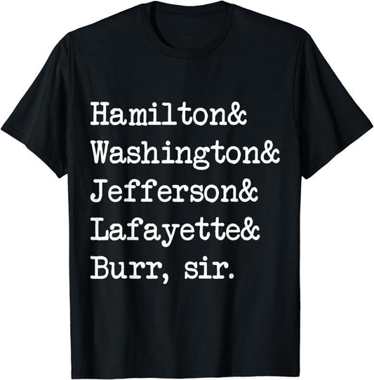 [100% Cotton] Vintage gift Alexander Hamilton shirt women tshirt