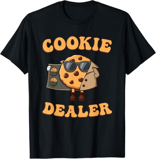 100% Cotton Cookie Dealer Cookie Seller Baking Cookie Crew Boys Girl T-Shirt