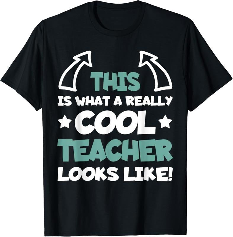 100% Cotton Cool Teacher Funny Saying Teaching Student Men Women T-Shirt