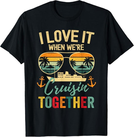 100% Cotton Cruise Squad 2024 Outfits Friends Family Couples Matching T-Shirt