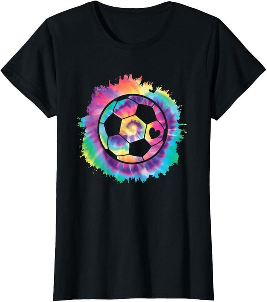 100% Cotton Cute Soccer Girl Player Soccer Lover Women Girls  T-Shirtstyle{n002}2