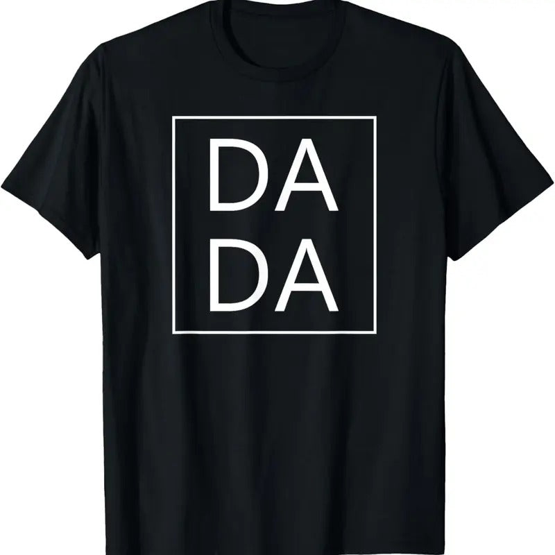 100% Cotton DADA First Father's Day New Dad Gifts MAMA Family Matching T-Shirt